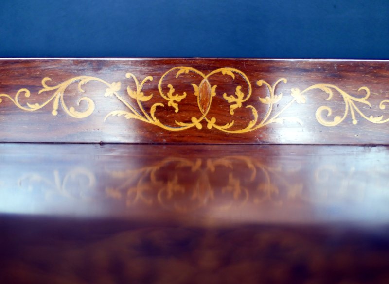 Victorian Display Shelves Walnut Whatnot - Image 6