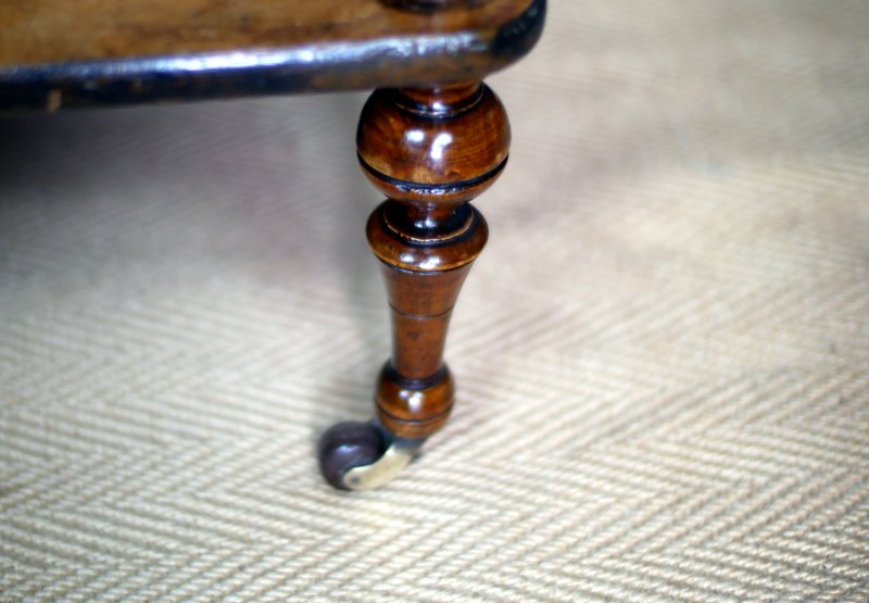 Victorian Display Shelves Walnut Whatnot - Image 7