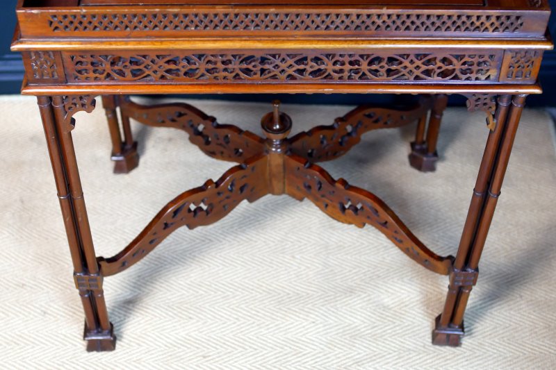 Chippendale Style Tea Table Side Hall Console Table - Image 9