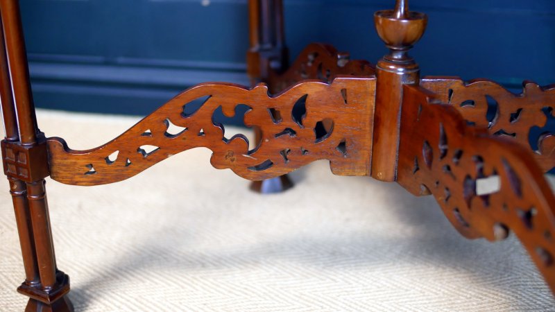 Chippendale Style Tea Table Side Hall Console Table - Image 20