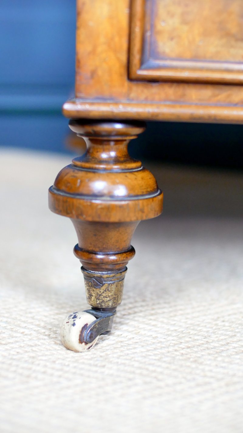 Victorian 19th Century Walnut Canterbury Magazine Rack - Image 7