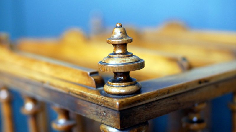 Victorian 19th Century Walnut Canterbury Magazine Rack - Image 13