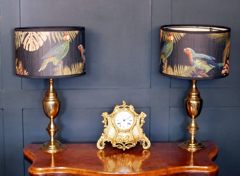 Grand Neoclassical Vintage BrassTable Lamps - Image 3