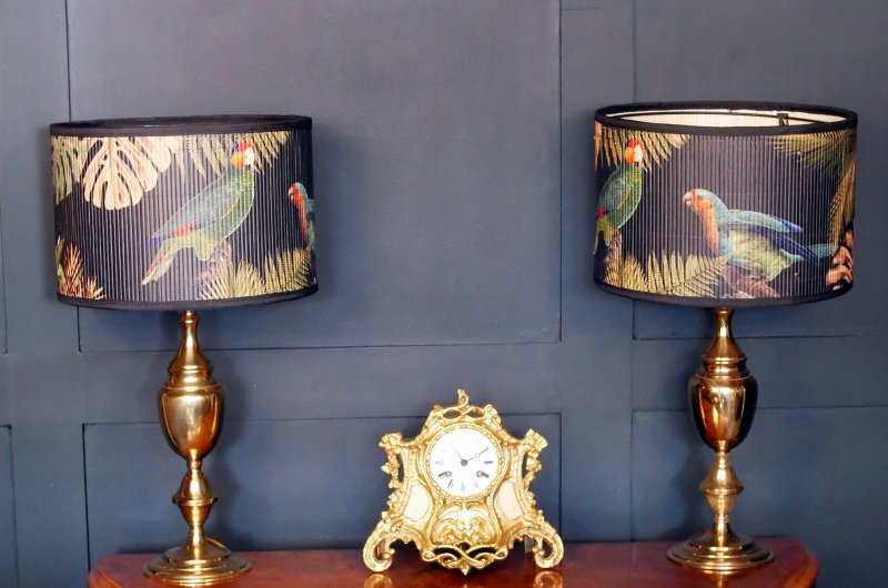 Grand Neoclassical Vintage BrassTable Lamps - Image 4