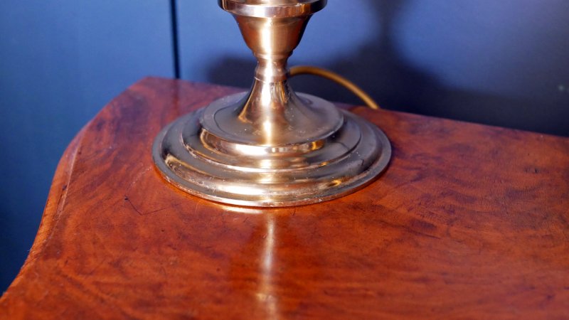 Grand Neoclassical Vintage BrassTable Lamps - Image 8