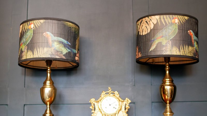 Grand Neoclassical Vintage BrassTable Lamps - Image 11