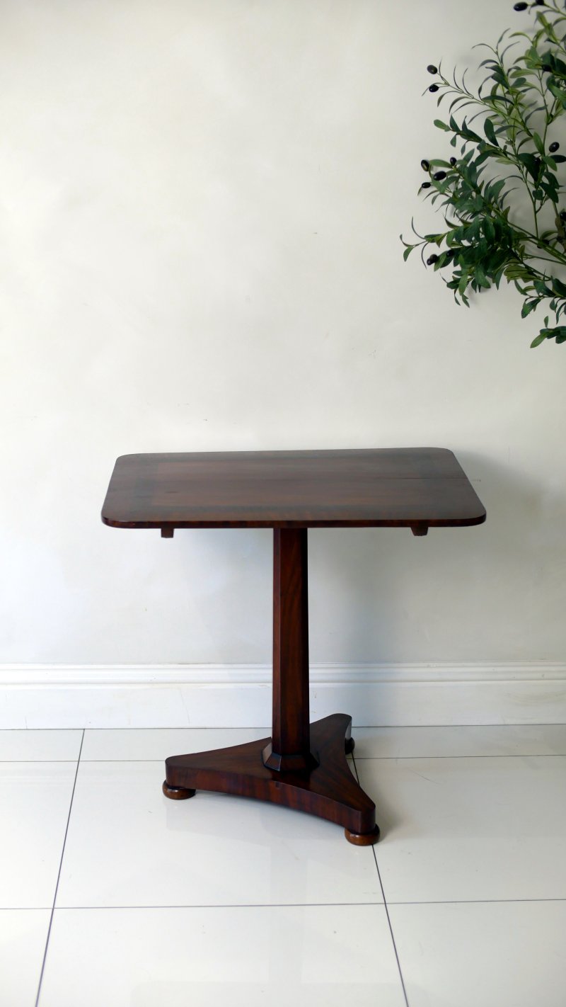 Georgian William IV Rosewood Console Hall Side Table - Image 11
