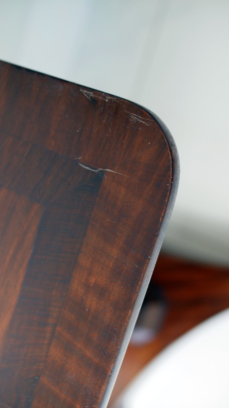 Georgian William IV Rosewood Console Hall Side Table - Image 9