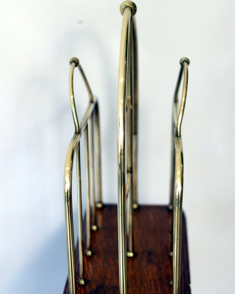 Victorian Paper Magazin Rack Stand Canteerbury - Image 3