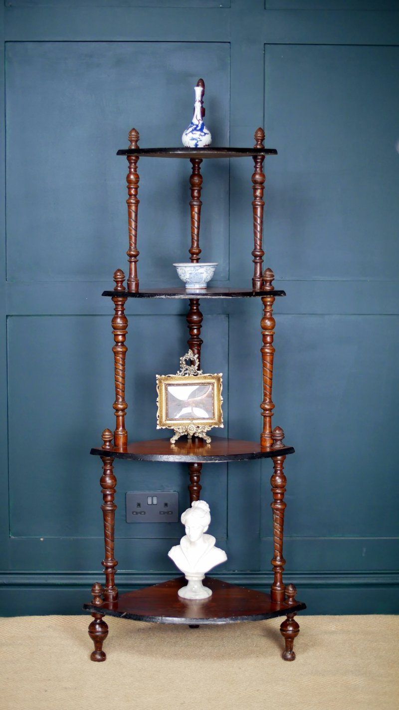 Victorian Whatnot Shelf Corner Display