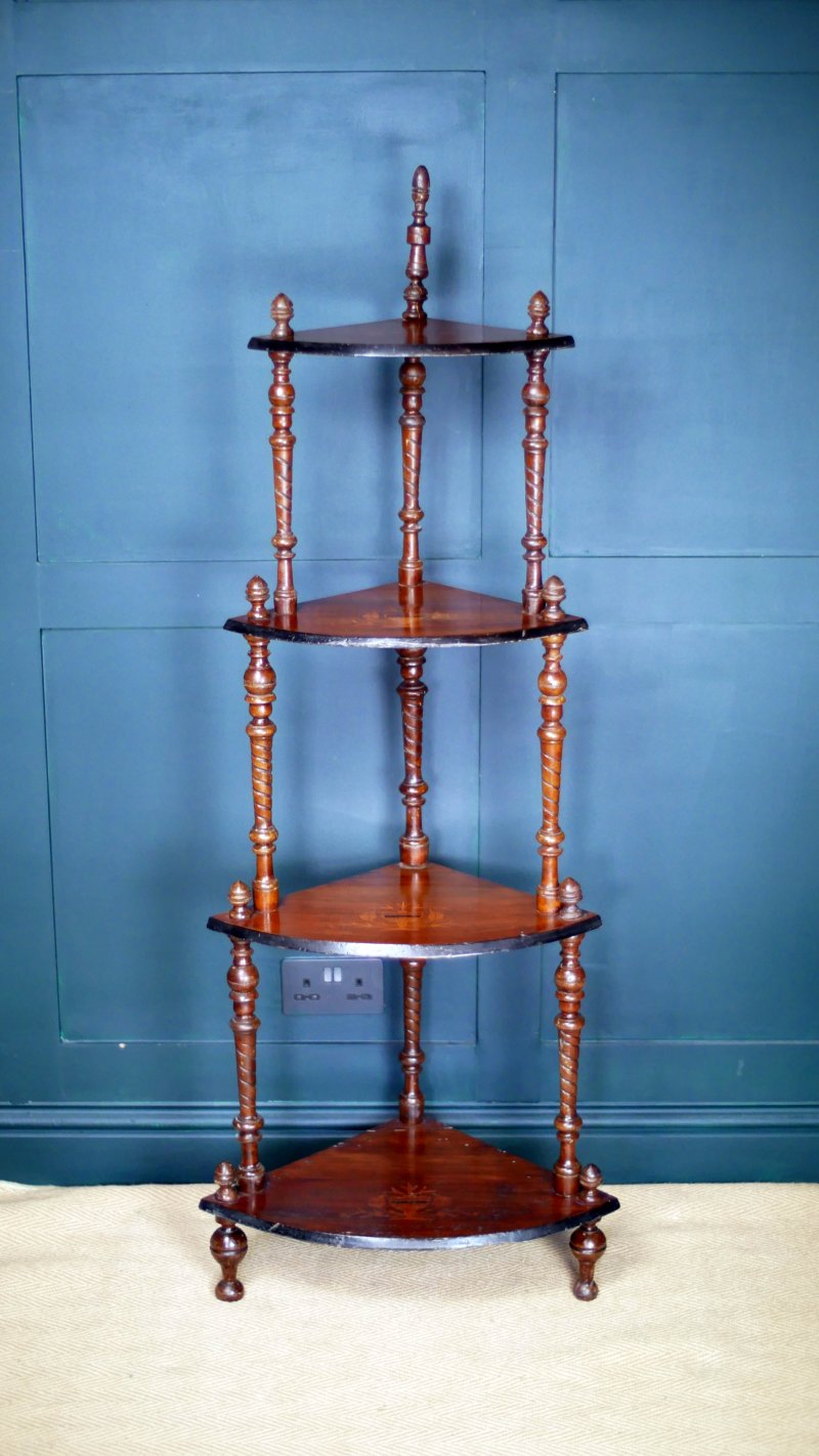 Victorian Whatnot Shelf Corner Display - Image 8