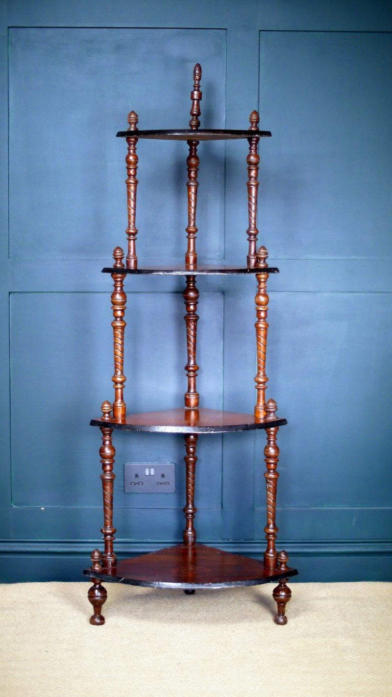 Victorian Whatnot Shelf Corner Display - Image 10