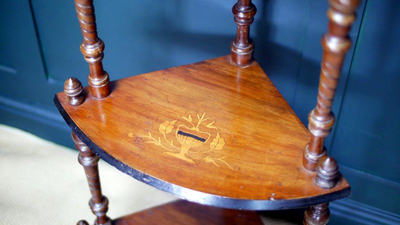 Victorian Whatnot Shelf Corner Display - Image 9