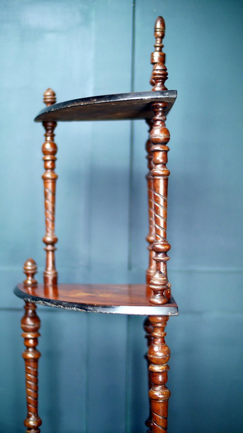 Victorian Whatnot Shelf Corner Display - Image 7