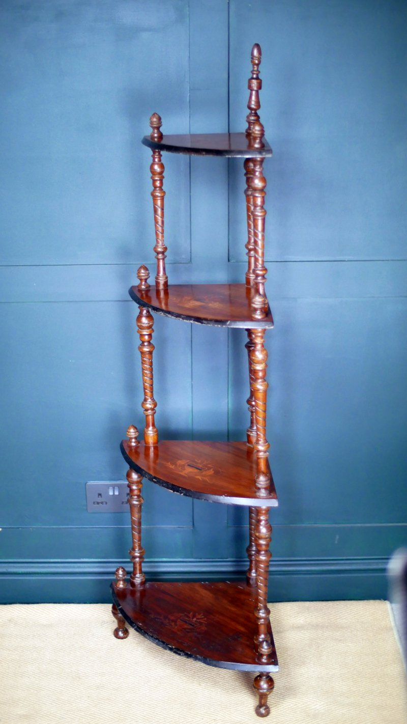 Victorian Whatnot Shelf Corner Display - Image 13