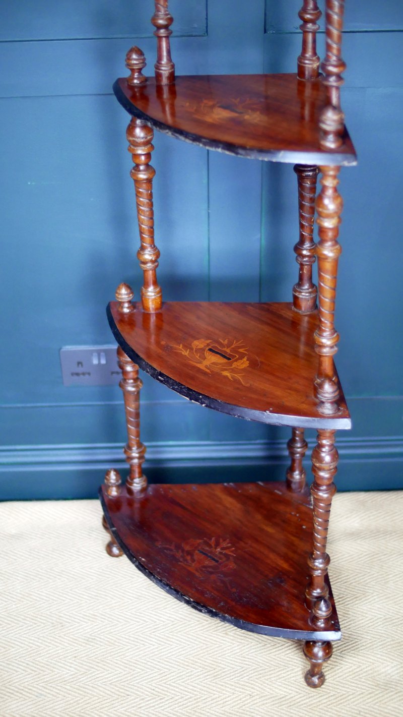 Victorian Whatnot Shelf Corner Display - Image 12