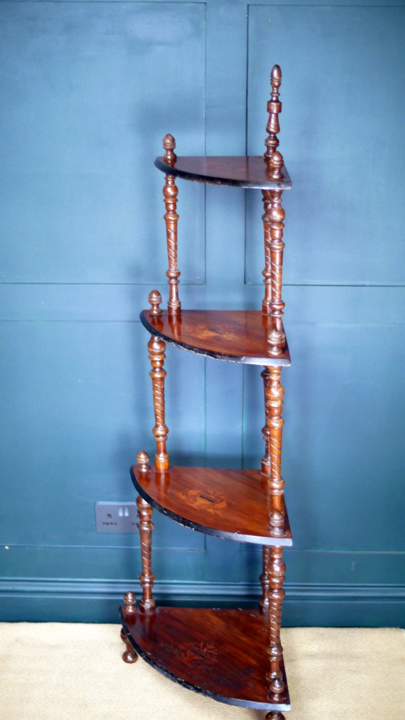 Victorian Whatnot Shelf Corner Display - Image 16