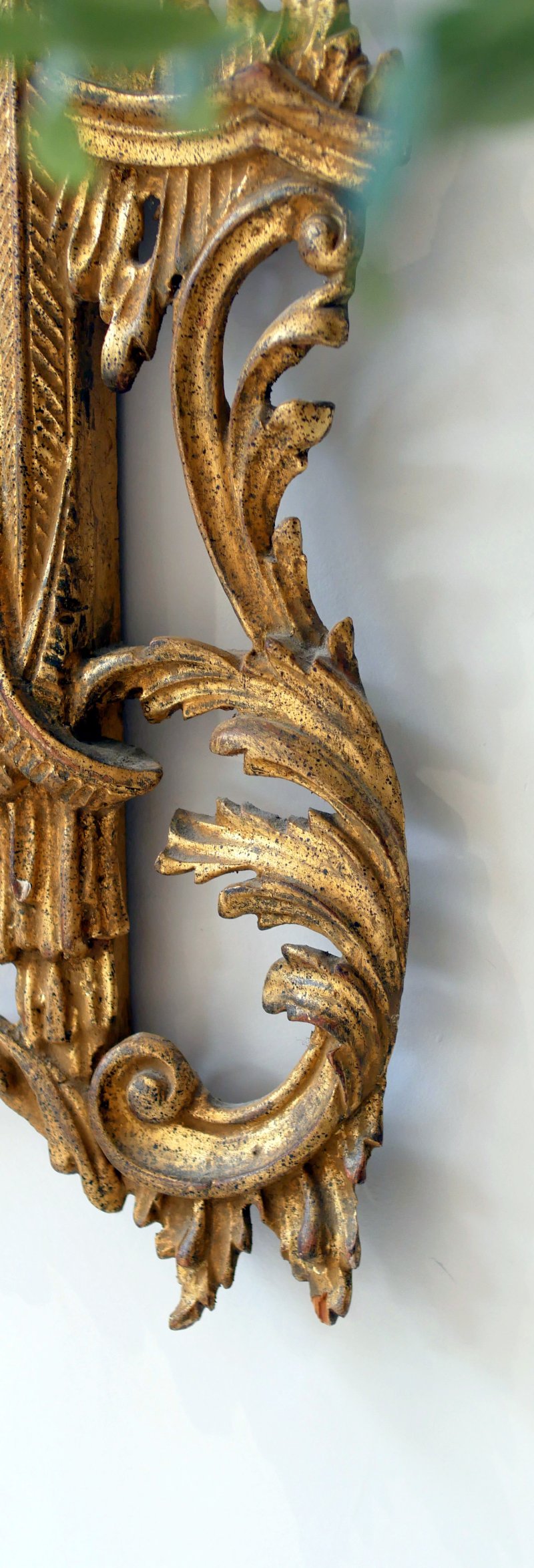 Fine Quality Vintge Chinese Chippendale Style Carved Mirror - Image 3