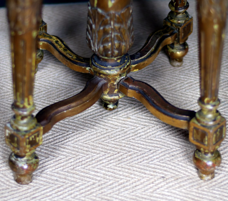 Victorian Louis XIV Piano Stool - Image 5