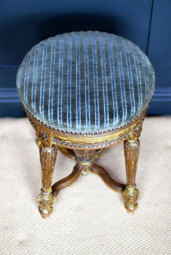 Victorian Louis XIV Piano Stool - Image 4