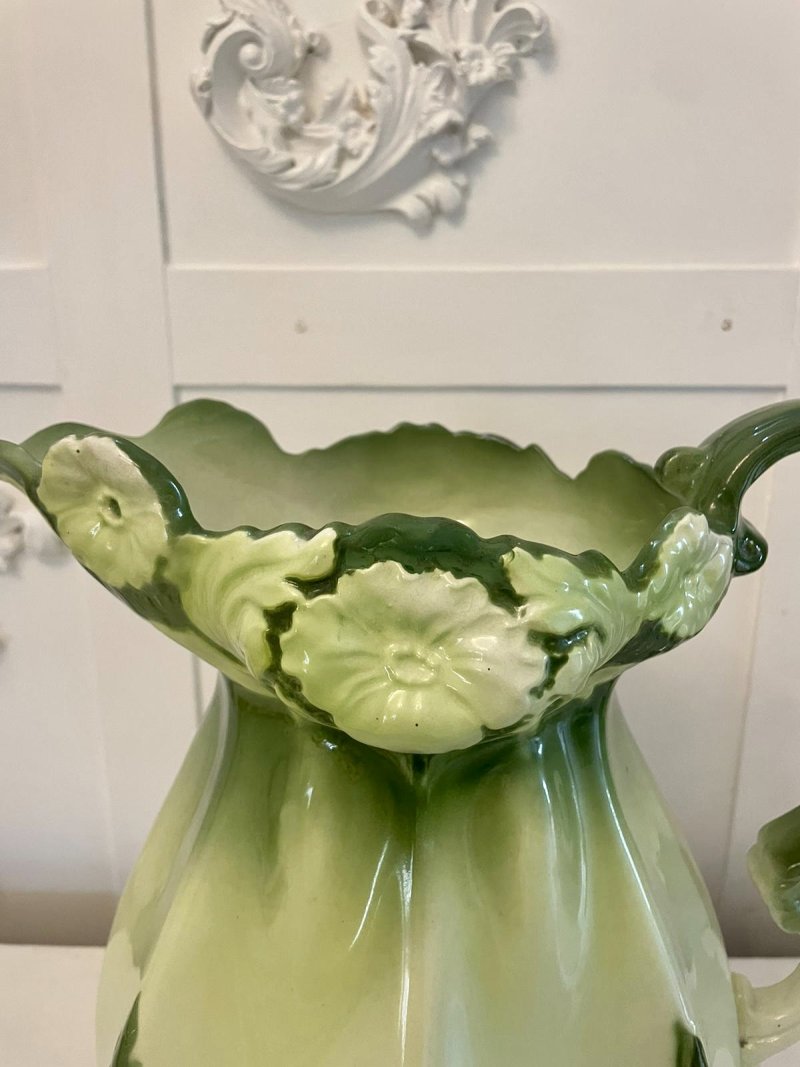 Antique Art Nouveau Quality Jug and Bowl Set - Image 17