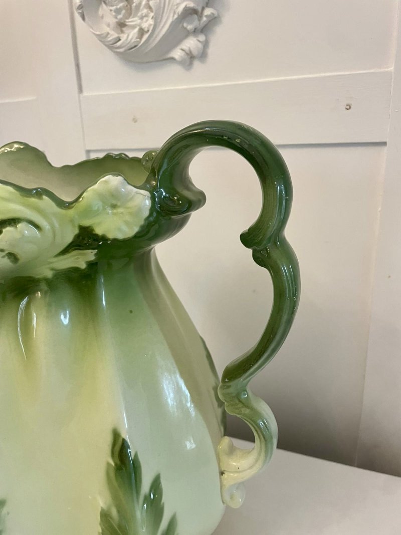 Antique Art Nouveau Quality Jug and Bowl Set - Image 15