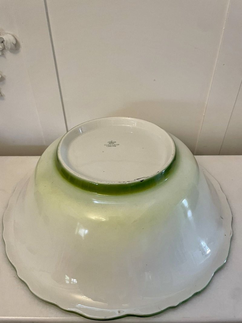 Antique Art Nouveau Quality Jug and Bowl Set - Image 7