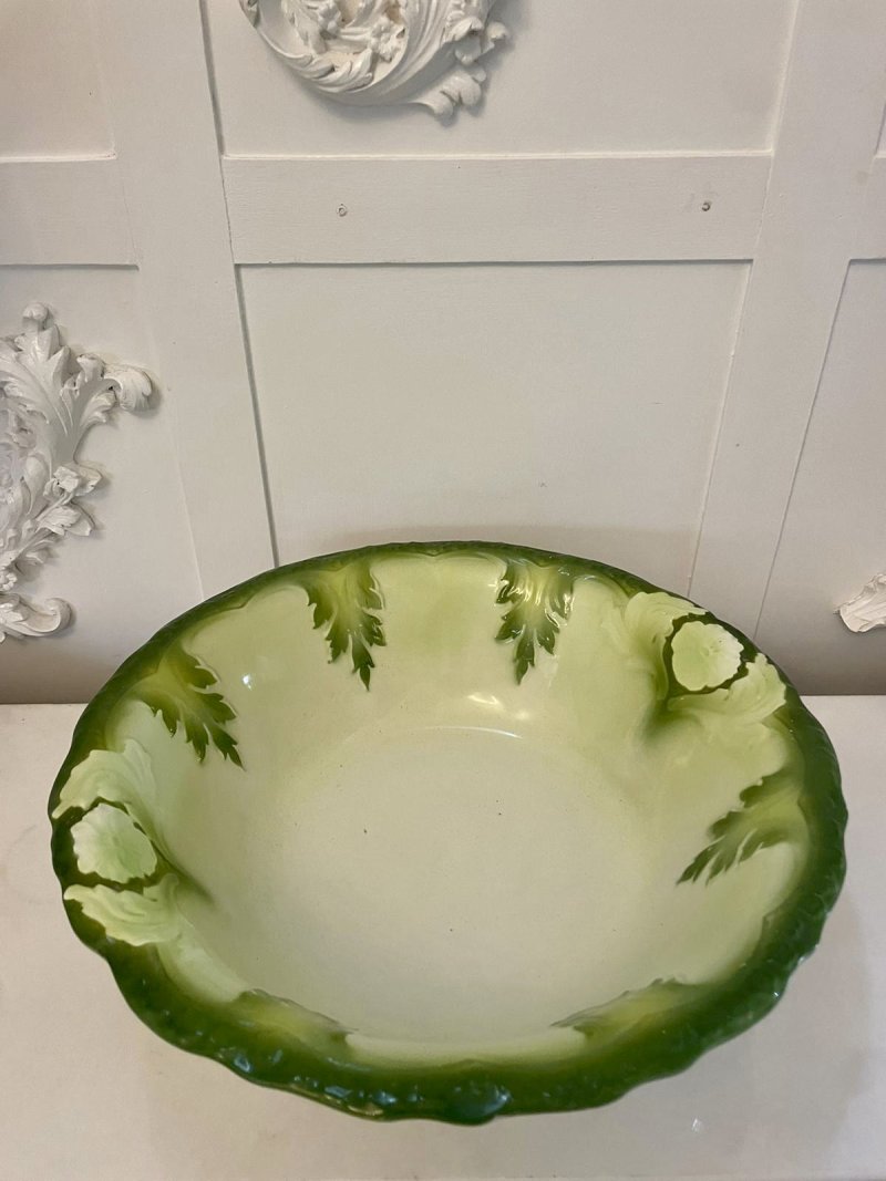 Antique Art Nouveau Quality Jug and Bowl Set - Image 5