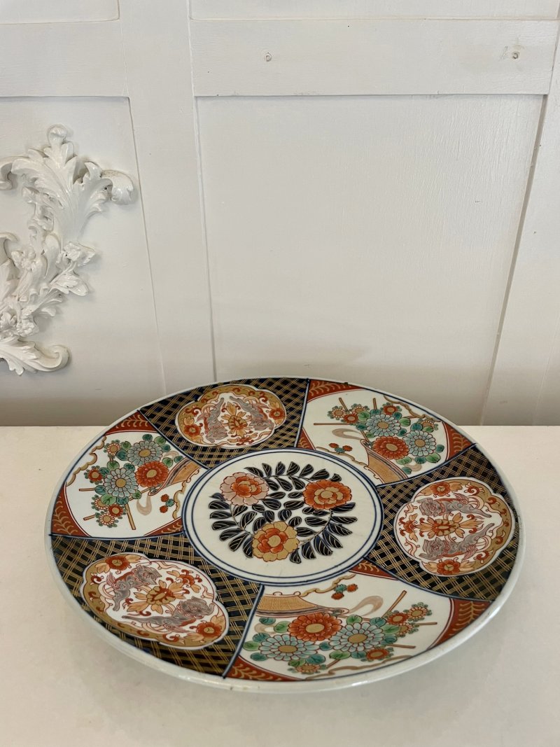 Large Antique Japanese Quality Imari Charger