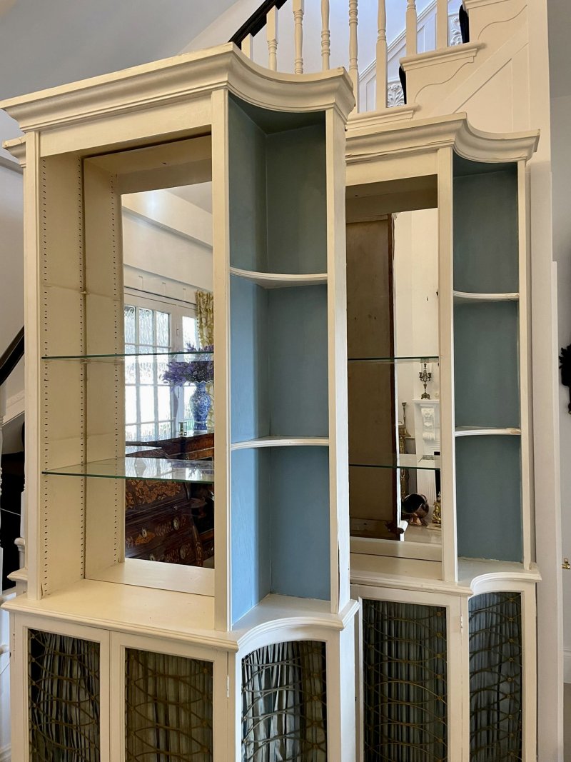Large Pair of Regency Style Quality Breakfront Bookcases - Image 5
