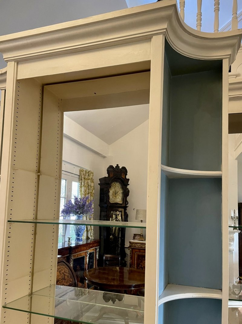 Large Pair of Regency Style Quality Breakfront Bookcases - Image 4