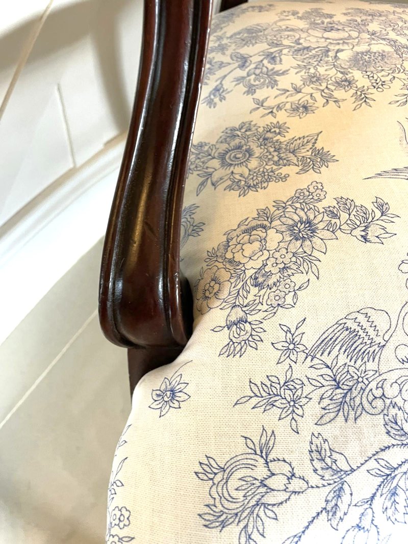 Antique Victorian Quality Carved Mahogany Settee - Image 14