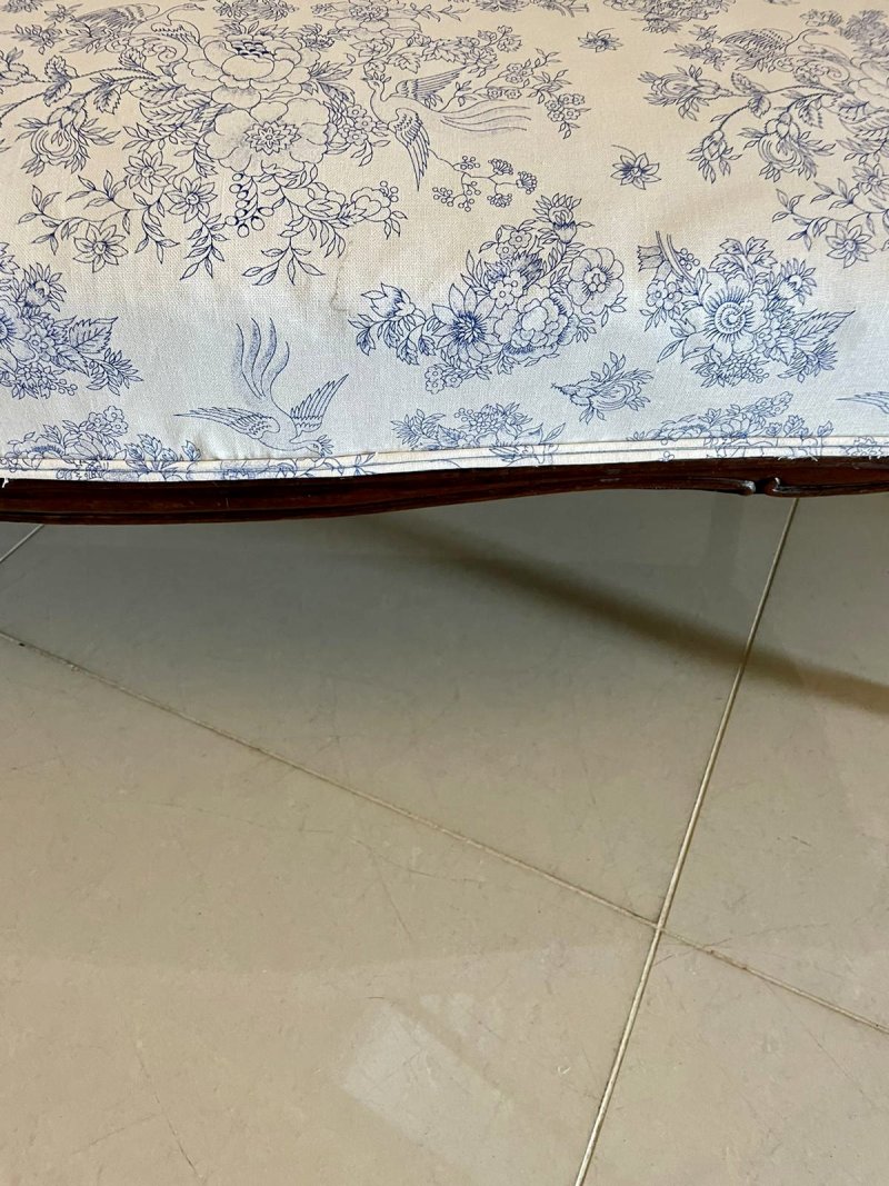 Antique Victorian Quality Carved Mahogany Settee - Image 12