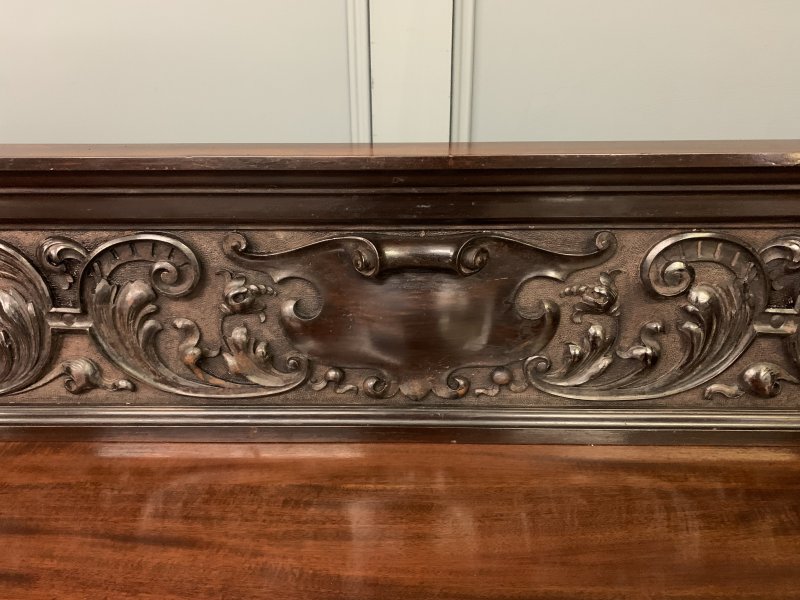 Victorian Carved Mahogany Buffet - Image 10