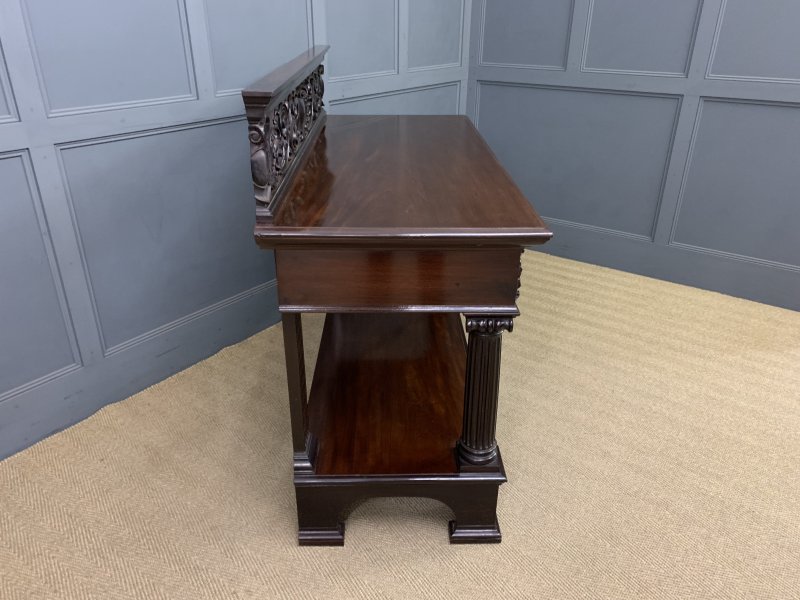 Victorian Carved Mahogany Buffet - Image 6
