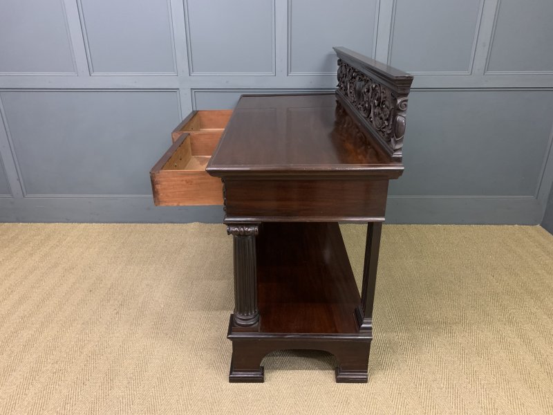 Victorian Carved Mahogany Buffet - Image 13