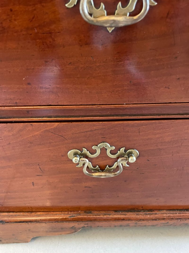 Rare Antique 18th Century George III Solid Satinwood Chest of 5 Drawers - Image 8