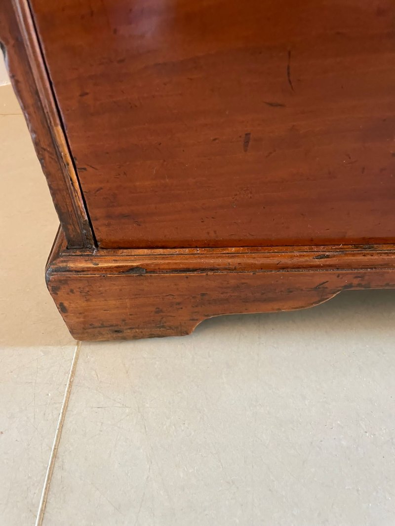 Rare Antique 18th Century George III Solid Satinwood Chest of 5 Drawers - Image 6