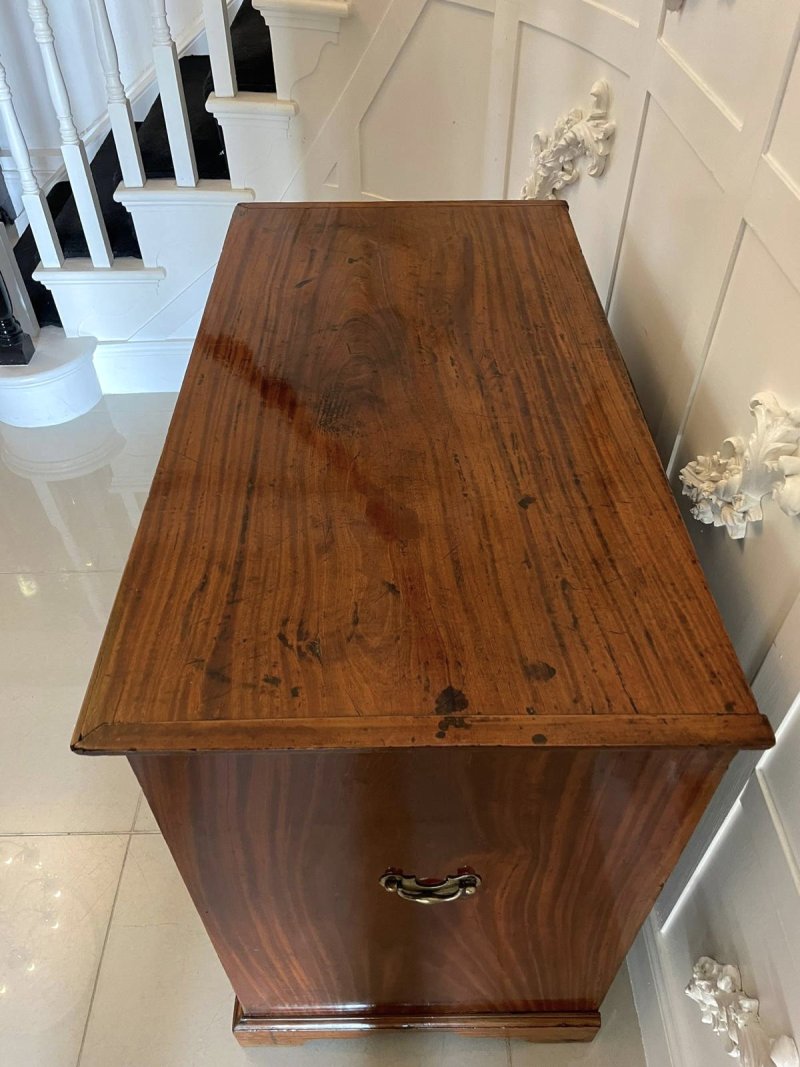 Rare Antique 18th Century George III Solid Satinwood Chest of 5 Drawers - Image 9