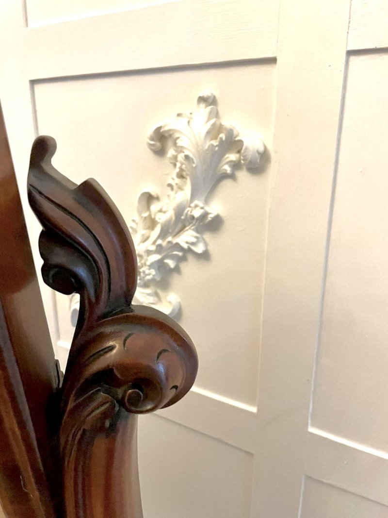 Quality Victorian Antique Carved Mahogany Dressing Table - Image 14