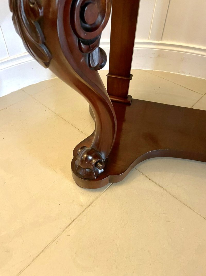 Quality Victorian Antique Carved Mahogany Dressing Table - Image 12