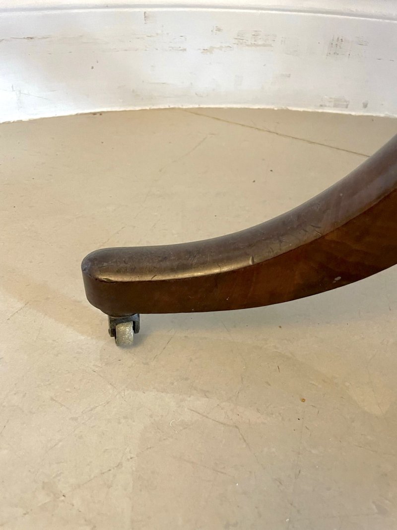Antique George III Mahogany Side/Lamp Table - Image 7