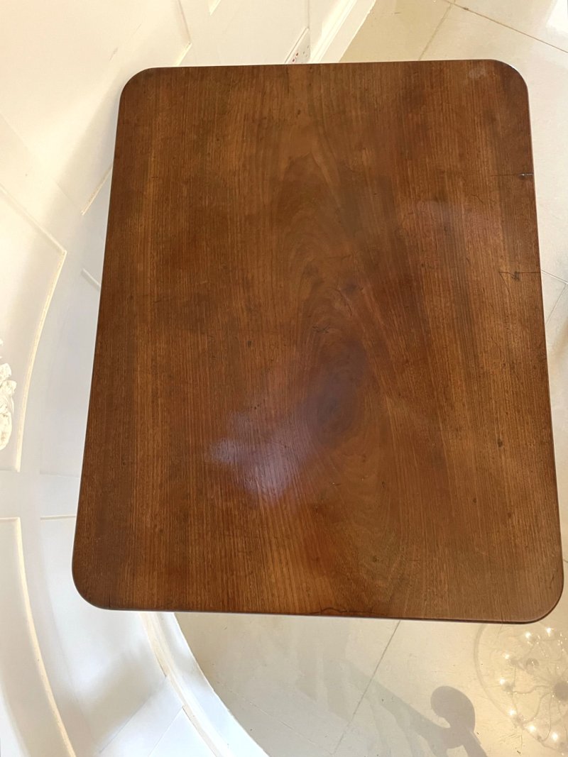 Antique George III Mahogany Side/Lamp Table - Image 10