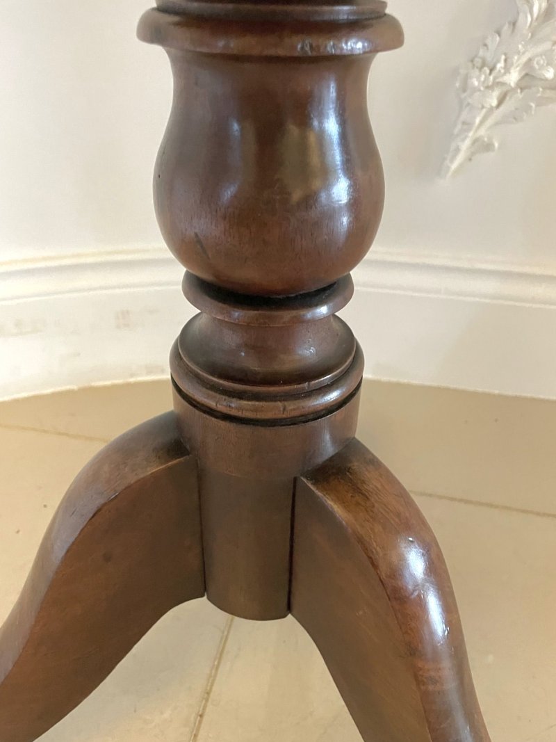 Antique George III Mahogany Side/Lamp Table - Image 8