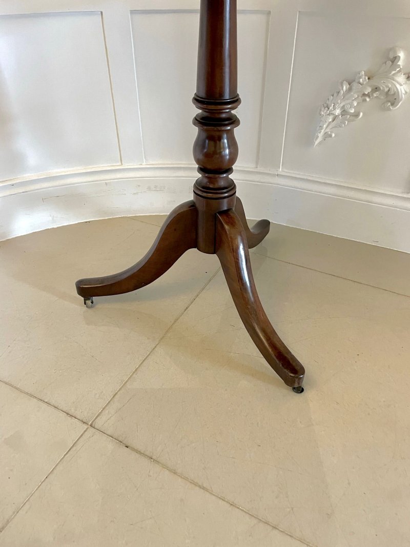 Antique George III Mahogany Side/Lamp Table - Image 6