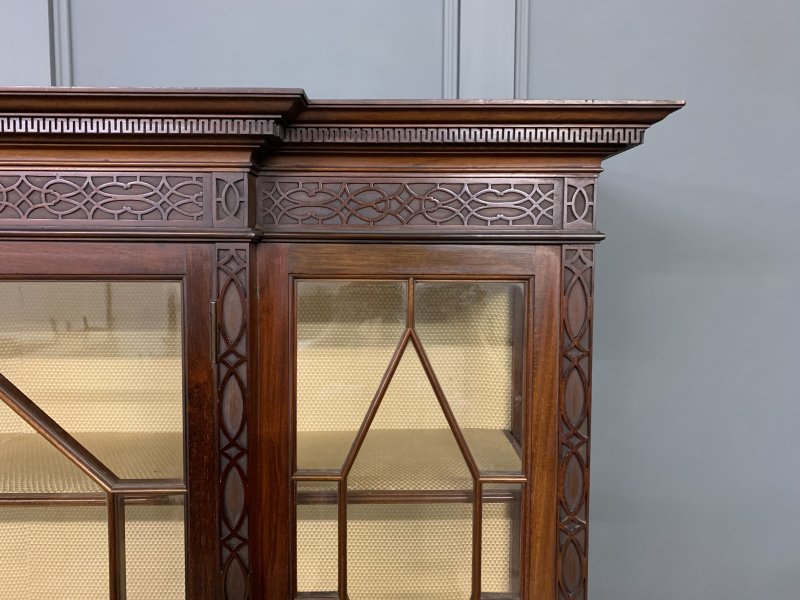 Carved Mahogany Display Cabinet by Warings - Image 7