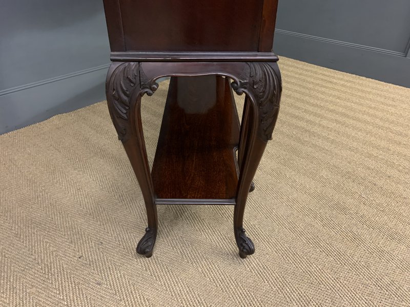 Carved Mahogany Display Cabinet by Warings - Image 18