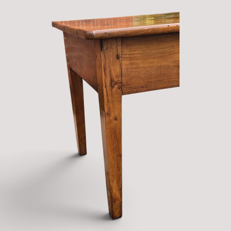 Outstanding French Cherry wood Farmhouse Ktchen Refrectory Dining Table - Image 6