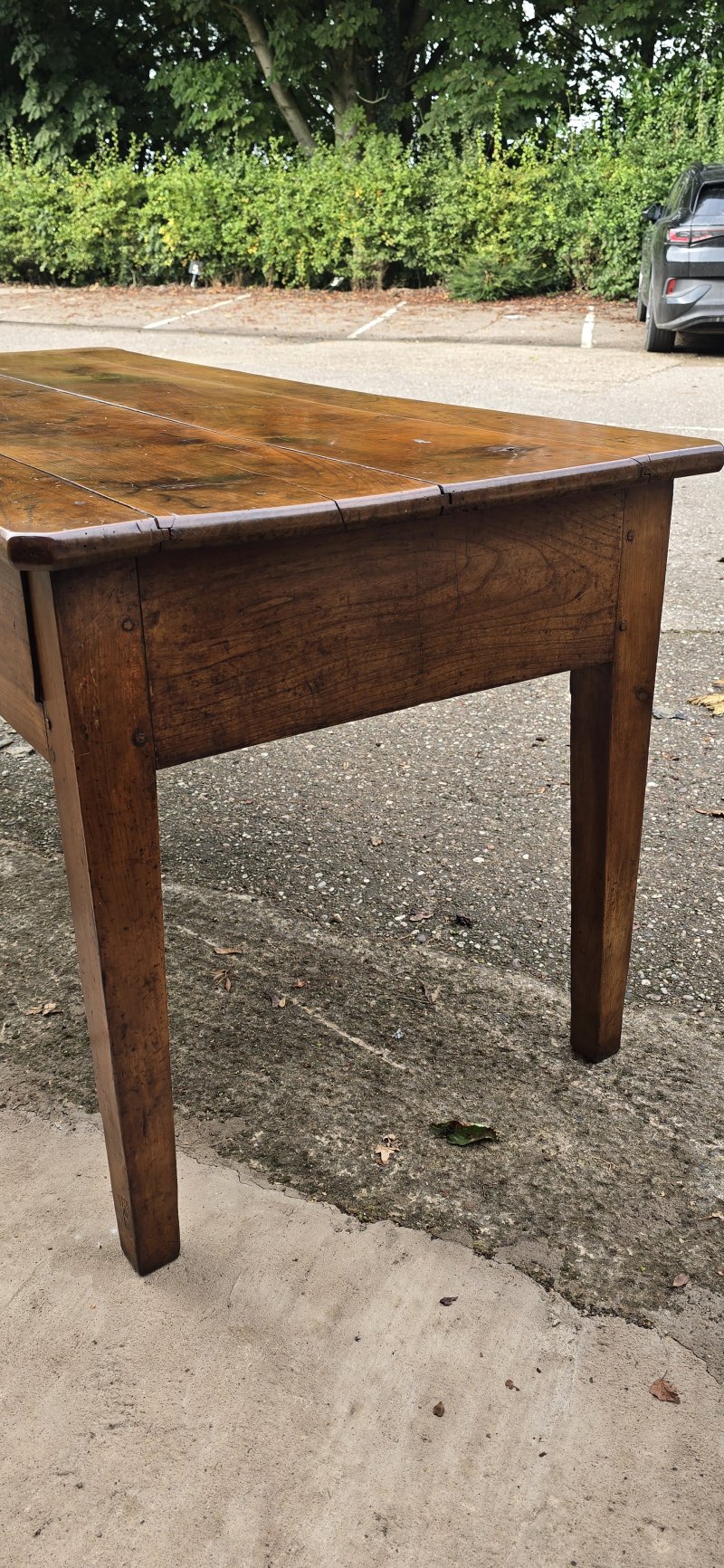Outstanding French Cherry wood Farmhouse Ktchen Refrectory Dining Table - Image 11
