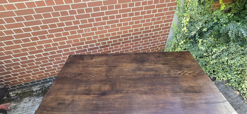 French Oak Farmhouse Refrectory Kitchen Dining Table - Image 7